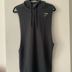 Gymshark Drop Arm Sleeveless Hoodie - Size M